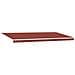 Tenda Retrattile arancione e marrone 600 ×350 cm Tessuto - Foto miniatura 1