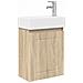 Mobile bagno con rubinetto Rovere Sonoma 45,5 x 22,5 x 84 cm - Foto miniatura 1