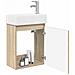 Mobile bagno con rubinetto Rovere Sonoma 45,5 x 22,5 x 84 cm - Foto miniatura 3