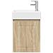 Mobile bagno con rubinetto Rovere Sonoma 45,5 x 22,5 x 84 cm - Foto miniatura 5