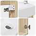 Mobile bagno con rubinetto Rovere Sonoma 45,5 x 22,5 x 84 cm - Foto miniatura 8