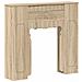 Cornice per camino Rovere Sonoma 93 x 20 x 89 cm - Foto miniatura 1