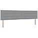Letto box spring con materasso Grigio Chiaro 200 x 200 cm - Foto miniatura 5