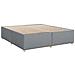 Letto box spring con materasso Grigio Chiaro 200 x 200 cm - Foto miniatura 6