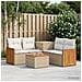 Set di divani 6 pz Beige e Bianco Crema - Foto miniatura 8