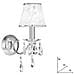 I-BOEME / AP1 - Applique raffinata con cristalli a goccia cromata 40 watt E14 - Foto miniatura 1
