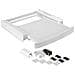 Kit di Sovrapposizione Asciugatrice con Piano Scorrevole Bianco - Foto miniatura 1