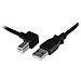 Cavo USB 2.0 A a B con angolare sinistro 1 m - M / M - Foto miniatura 1