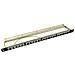 I-KS PP-24-NEH - Pannello Patch Modulare 24 RJ45 Keystone Schermato 0.5U STP 1HE Nero - Foto miniatura 1