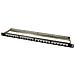 I-KS PP-24-NEH - Pannello Patch Modulare 24 RJ45 Keystone Schermato 0.5U STP 1HE Nero - Foto miniatura 2