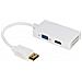 Adattatore Displayport A Dvi+hdmi+vga Femmina - Foto miniatura 1