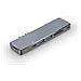 Mini Docking Station per MacBook Pro 2016+ 4K HDMI / USB-C 3.1 / Thunderbolt 3 - Argento - Foto miniatura 1