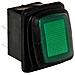 Interruttore Impermeabile 12/24v Con Led Verde - Foto miniatura 1