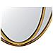 Specchio Da Parete Di Forma Ovale In Color Oro 90x55 Besson - Foto miniatura 6