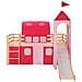 Letto A Castello Per Bambini Scivolo E Scala In Pino 97x208cm - Foto miniatura 2