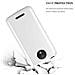 Custodia Compatibile Con Motorola Moto C Plus In Argento Metallo - Hard Case Coperchio Protettivo In Look Metallico Contro I Graffi E Gli Urti - Foto miniatura 3