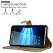 Custodia Compatibile Con Nokia Lumia 950 In Marrone Cappuccino - Coperchio Protettiva Con Chiusura Magnetica, Funzione Stand E Tasca Per Le Carte - Foto miniatura 6