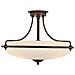 Quoizel Qz / griffin / sfmpn - Lampadario Da Soffitto, In Bronzo, 53,3 X 53,3 X 35,6 Cm - Foto miniatura 3