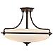 Quoizel Qz / griffin / sfmpn - Lampadario Da Soffitto, In Bronzo, 53,3 X 53,3 X 35,6 Cm - Foto miniatura 1