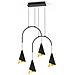 Lampada A Sospensione Moderna A Led Nero, Oro, Bianco Caldo 3000k 588lm - Foto miniatura 1