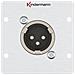 Konnect 50 Alu - Piastra Frontale Modulare Snap-in - Xlr 3 Pin (7444000416) - Foto miniatura 2