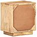 Comodino 40x30x45 Cm In Legno Massello Di Mango - Foto miniatura 6