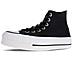 Scarpe Chuck Taylor All Star Lift Leather Hi Taglia 35 Codice 561675c Nero - Foto miniatura 5