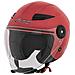 Jet Casco Moto Scooter Doppia Visiera City Certificato Ece 22-05 Rosso Xl - Foto miniatura 7