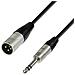 K4 BMV 0500 5m 6.35mm TRS XLR (3-pin) Nero, Argento cavo audio - Foto miniatura 1