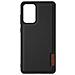 Cover Rigida Per Samsung Galaxy A72 Retro Tessuto Nera - Foto miniatura 1