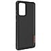 Cover Rigida Per Samsung Galaxy A72 Retro Tessuto Nera - Foto miniatura 4