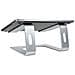 Supporto per PC Portatile da Scrivania in Alluminio /Argento supporta fino a 5 kg, Rialzo Ergonomico per Laptop, Supporto Portatile per Notebook Macbook Air /Pro, Dell XPS, Lenovo - Foto miniatura 7