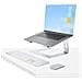 Supporto per PC Portatile da Scrivania in Alluminio /Argento supporta fino a 5 kg, Rialzo Ergonomico per Laptop, Supporto Portatile per Notebook Macbook Air /Pro, Dell XPS, Lenovo - Foto miniatura 5