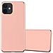 Custodia Compatibile Con Apple Iphone 12 / Iphone 12 Pro (6,1 Zoll) In Oro Rosa Metallo - Hard Case Coperchio Protettivo In Look Metallico Contro I Graffi E Gli Urti - Foto miniatura 1