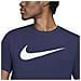 T-shirt Da Uomo Swoosh Blu Taglia S Cod Dc5094-410 - Foto miniatura 3