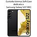 Custodia Tpu Silicone Lite Cover Soft-case Per Samsung Galaxy S22 S901 Orange - Foto miniatura 2