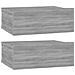 Comodini Pensili Grigio Sonoma 2pz 40x30x15cm Legno Multistrato - Foto miniatura 1