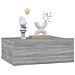 Comodini Pensili Grigio Sonoma 2pz 40x30x15cm Legno Multistrato - Foto miniatura 3