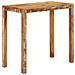 Tavolo Da Bar 112x55x108 Cm In Legno Massello Di Recupero - Foto miniatura 1