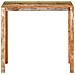 Tavolo Da Bar 112x55x108 Cm In Legno Massello Di Recupero - Foto miniatura 2