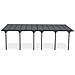 Pergola Addossata/posto Auto Coperto 24m² Kleo 800l300 Alluminio Grigio - Foto miniatura 2