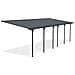 Pergola Addossata/posto Auto Coperto 24m² Kleo 800l300 Alluminio Grigio - Foto miniatura 4