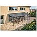 Pergola Addossata/posto Auto Coperto 24m² Kleo 800l300 Alluminio Grigio - Foto miniatura 6