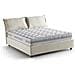 Letto Matrimoniale Denise, Letto Contenitore Con Rivestimento In Tessuto, 100% Made In Italy, Apertura Frontale, Con Materasso Cm 160x190 Incluso, Beige - Foto miniatura 2