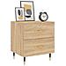 Comodino Rovere Sonoma 40x35x47,5 Cm In Legno Multistrato - Foto miniatura 3