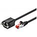 Goobay Cat 6 F /utp 0.5m Cavo Di Rete Nero 0,5 M Cat6 F /utp (ftp) - Foto miniatura 1