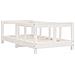 Giroletto per Bambini Bianco 70x140cm in Legno Massello di Pino - Foto miniatura 3