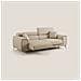 Fusion Divano con sedute allungabili in tessuto smacchiabile T05 215 cm beige - Foto miniatura 3