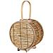 Lanterna In Rattan 30 Cm Naturale Bistal - Foto miniatura 3