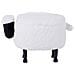 Pouf Animaletto Contenitore Sheep Tessuto Bianco Pecora - Foto miniatura 3